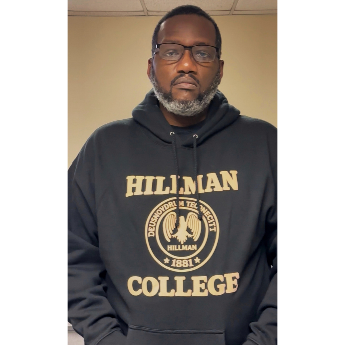 Hillman College Official 3D Puff Hoodie